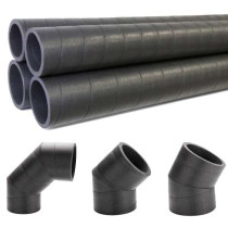 Conduit semi-rigide et accessoires polyéthylène isolé D125 mm