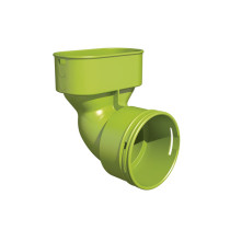 Coude adaptateur 90° D75 mm AE35SC-AE34C Air Excellent 188343 ubbink