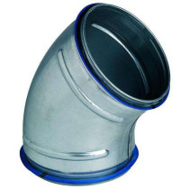 Coude 45° galva diamètre 200 mm - C 45° ⌀200 + joints - ALDES - 11098124 - 3542280981244