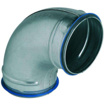 Coude 90° galva diamètre 125 mm - C 90° ⌀125 + joints - ALDES - 11098142 - 3542280981428