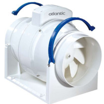 Extracteur d'air permanent en conduits - VMC EASY 125 3V - ATLANTIC - 123187 - 3416081231870