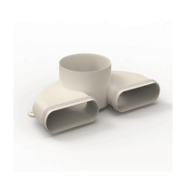 Raccordement double à la grille Ø125 mm