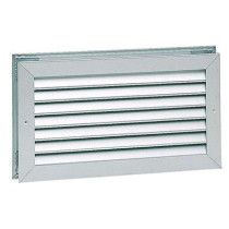 Grilles de transfert et de reprise. Montage mural ou dans une porte. Couleur Aluminium anodisé GTA 600X300 Atlantic 528274