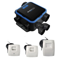 Kit VMC simple flux hygroréglable EasyHOME HYGRO COMPACT PREMIUM MP 11033506 ALDES