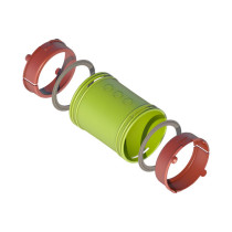 Kit manchon circulaire D90 mm  AE48C Air Excellent 188569 ubbink
