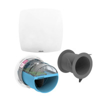 Kit piquage pour vmc hygrogenius E-Twiste and Go Salle d'eau  Ø80 526291 ATLANTIC
