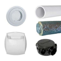 Kit accessoires réseau semi-flexible pour double flux -