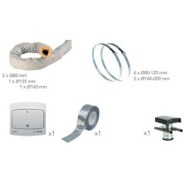 Pack accessoires pour VMC auto Prise toiture ardoise -
