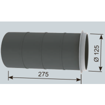 Manchon long pour bouche ⌀125 