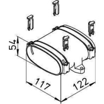 Manchon pour conduit 114x51 