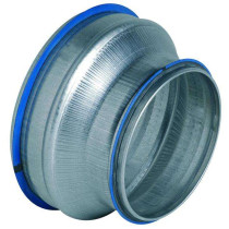 Réduction conique concentrique galva avec joints 