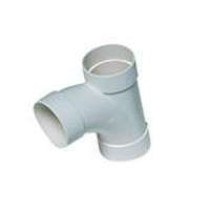 Té 90° ⌀51 mm F/F/F pour conduit Aspi. centralisée 