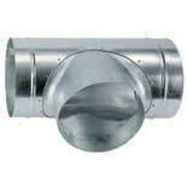 Té 90° galva D200/125 - TE 200/125 - ATLANTIC - 523482 - 3416085234822