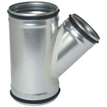 Té oblique 45° galva - TO 45° ⌀200/160 + joints - ALDES - 11098464 - 3542280984641
