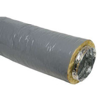 Gaine alu isolée renforcée D125 mm / 6M