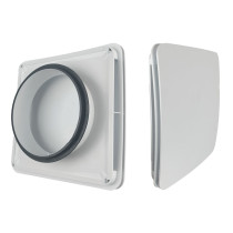 Bouche rectangulaire Auréa Ø125mm AUREA125 Bouches Auto Ekkoair