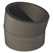 Coude 15° D180 Aerfoam 188280 UBBINK