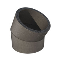 Coude 30° Conduit rigide isolé D180 Calogaine PRO 11091517 ALDES