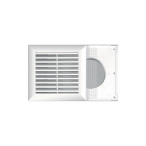 ELEGANCE Grille carre + moust 172x172 encastr 100mm plastique blanc 913479 EOLIANCE