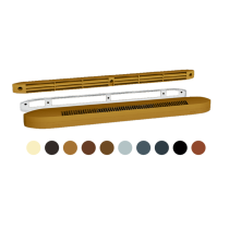 Kit entrée d’air autoréglable acoustique chêne doré