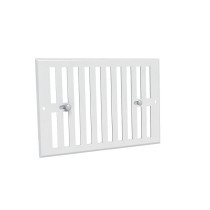 Grille obturable alu. prélaqué blanc GO BL 170 x 140 - 7128 7128 ANJOS