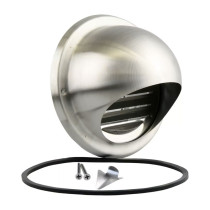 Grille d'aération ronde inox D100 mm  638 17479 RENSON