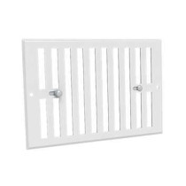 Grille de ventilation oburable alu blanc GO BL