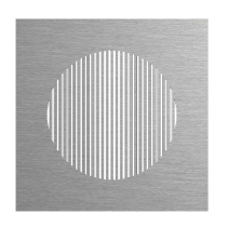 78312663 Profi-air design LINE compact stainless steel 160x160mm FRAENKISCHE France Grille de ventilation