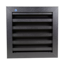 Grille murale noir 200x200 411 9131 RENSON