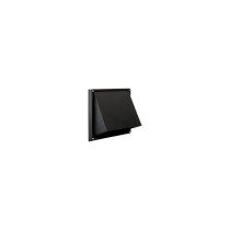 Hotte de façade avec clapet anti-retour inox noir 185x185 9344 RENSON