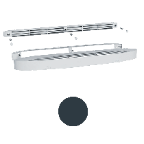 entree dair autoreglable acoustique isola 2 22 gris anthracite