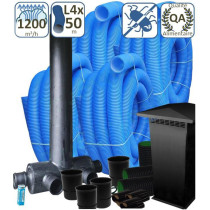 Kit puits canadien 1200m3h Kit puits canadien 119500009 ECONONAME