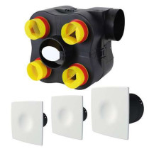 Kit VMC simple flux autoréglable Kerios 4S - Design Eoliance Habitat 913167