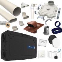 Pack personnalisable Centrale VMC double flux Renson Flux Go Flat