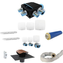 Pack personnalisable VMC simple flux hygroréglable intelligente