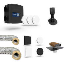 Pack personnalisable VMC simple flux détection multi-polluants Healthbox Go Renson