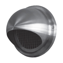 Entrée/sortie d'air murale inox D125 - PAQS 125 INOX - S&P UNELVENT - 870253 - 3411458702533
