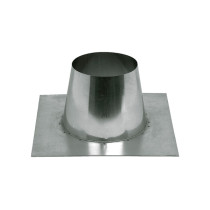 Solin toiture plat 0 à 10° inox D160/225mm Chemilux 192231 UBBINK