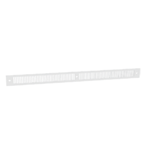 Grille de façade aluminium prélaqué blanc