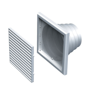 GPA 186x186 ALDES Grille plastique carrée 11001503