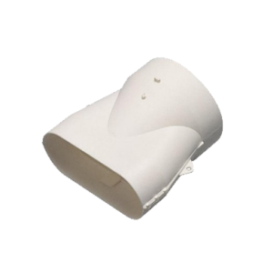 Minigaine 40x100 ALDES Raccord mixte pour conduit ⌀80mm 11023978