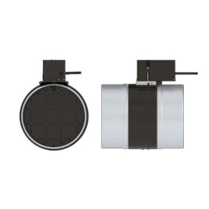 Registre motorisé  RM-ME Ø 160 24 V ouvert sous tension Anjos 1313-24V