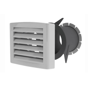 TP 80 SR ATLANTIC Terminal plastique ⌀80 pour insufflation 412004