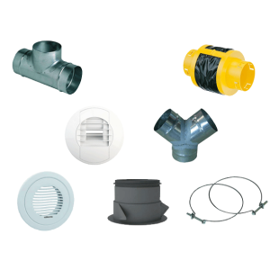 Kit bouches et accessoires réseau linéaire pour Duocosy HR 412195