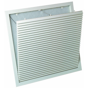 Grilles intérieures AG 637TZ W3 F0 554x254 RAL9010std Aldes 11050682