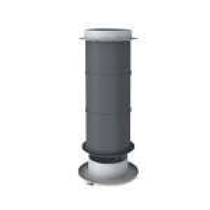 Bouche Plastique Ronde Ajustable ⌀125 Manchon Dalle 