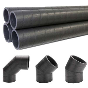 Conduit semi-rigide et accessoires polyéthylène isolé D125 mm