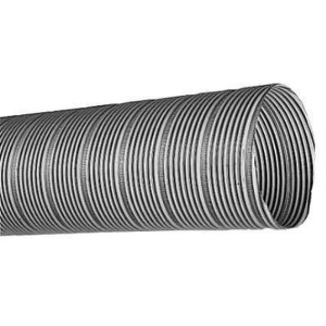 Conduit semi-rigide acier électro-zinguée D200 - long. 3m - Alflex Galva ⌀200 - ALDES - 11091806 - 3542280918066