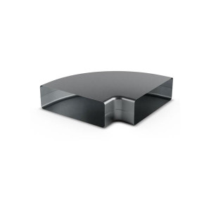 Coude 90° rectangulaire horizontal 250x80 CDEH90RECGALD225080 ECONONAME