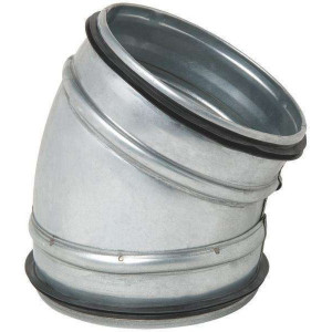 Coude 30° galva diamètre 125 mm - C 30° ⌀125 + joint - ALDES - 11098135 - 3542280981350